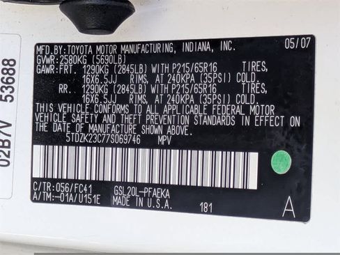 Used 2007 Toyota Sienna LE image 15