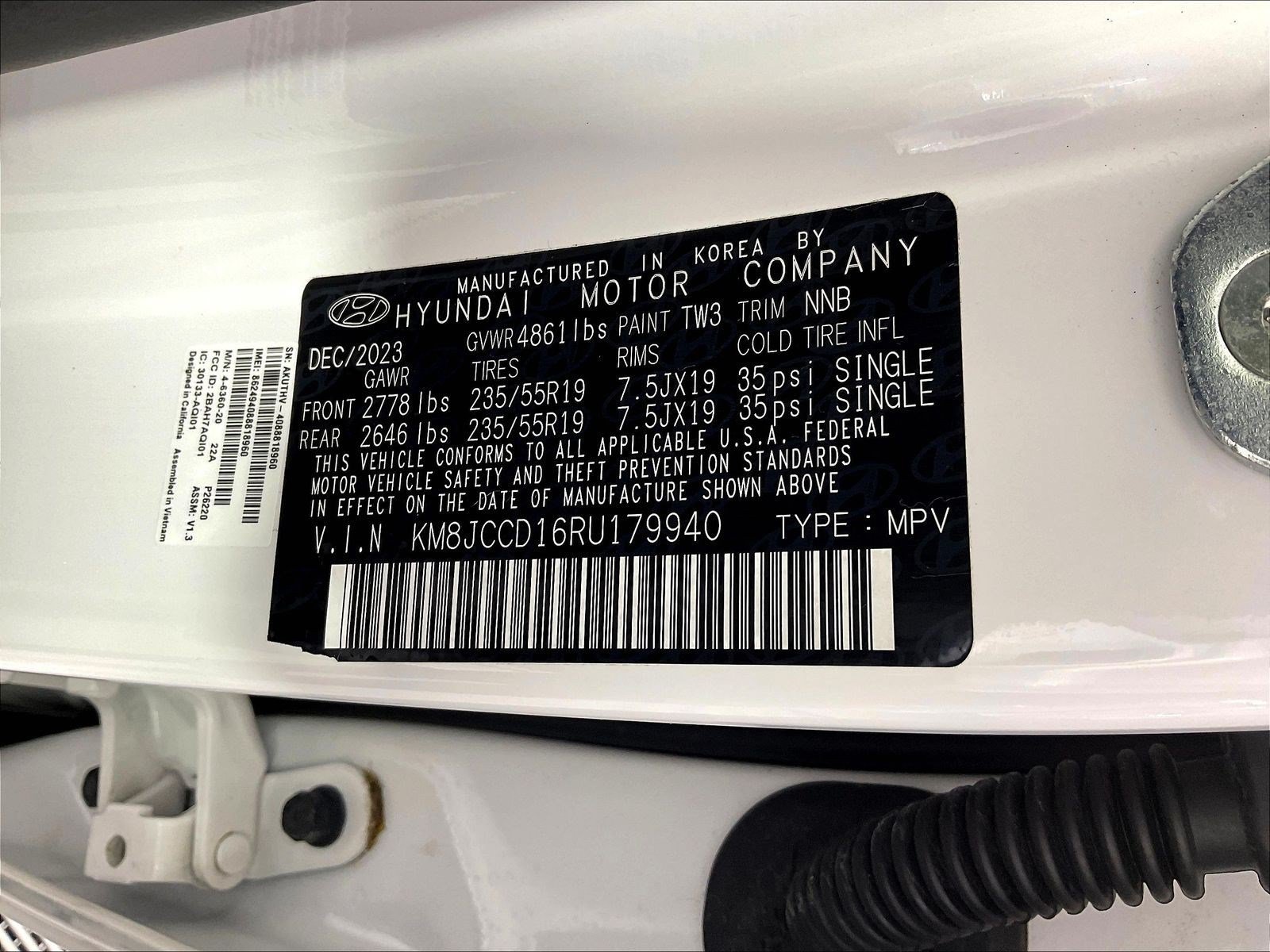 Certified 2024 Hyundai Tucson SEL AWD/4WD image 18