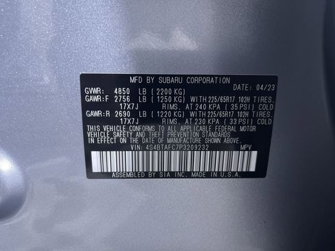 Certified 2023 Subaru Outback Premium AWD/4WD image 12