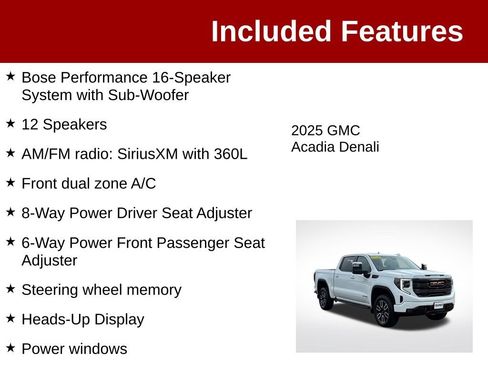 Used 2025 GMC Acadia Denali w/ Super Cruise Package AWD/4WD image 4