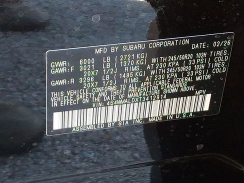 New 2026 Subaru Ascent Bronze Edition image 24