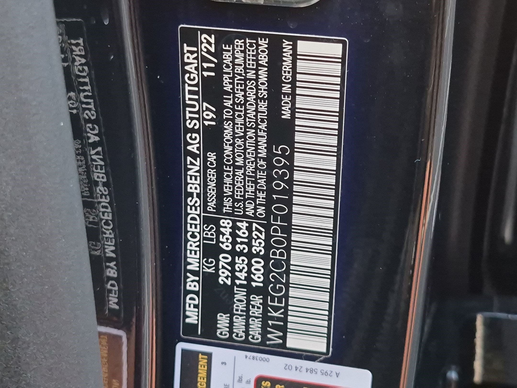 Certified 2023 Mercedes-Benz EQE 500 4MATIC Sedan w/ Pinnacle Trim Package image 23