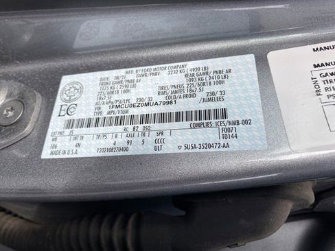 Used 2021 Ford Escape SE w/ Convenience Package image 25