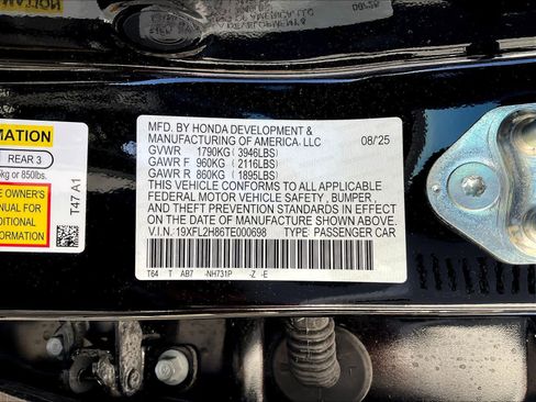 New 2026 Honda Civic Sport image 17