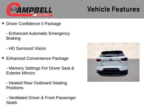 Used 2024 Chevrolet Blazer RS w/ Driver Confidence II Package image 10
