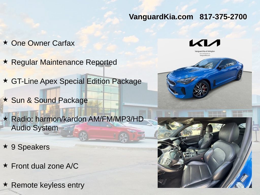 Used 2023 Kia Stinger GT-Line w/ Sun & Sound Package AWD/4WD image 6