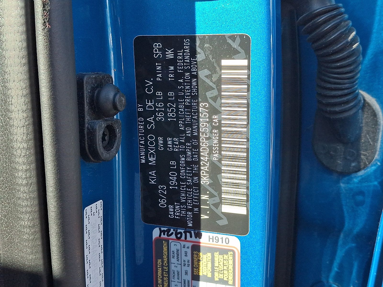Certified 2023 Kia Rio S FWD image 19