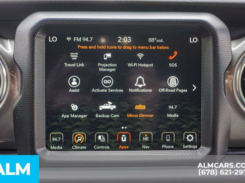 Used 2022 Jeep Gladiator Overland w/ LED Lighting Group AWD/4WD image 33