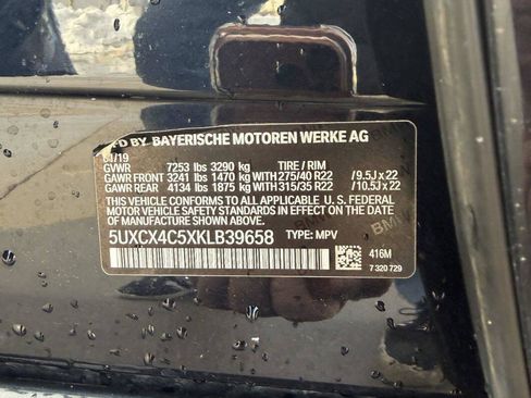 Used 2019 BMW X7 xDrive50i w/ M Sport Package image 14