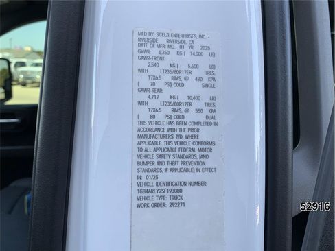 Used 2025 Chevrolet Silverado 3500 W/T RWD image 15