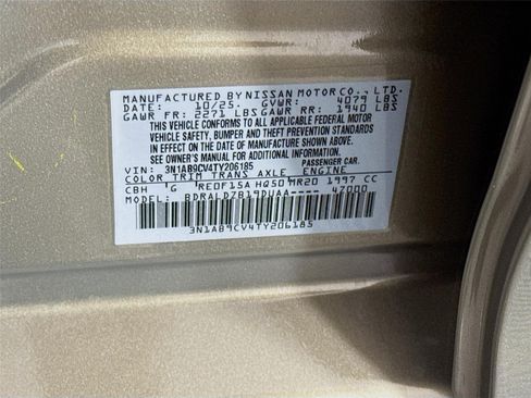 Certified 2026 Nissan Sentra SV w/ Floor Mat Package FWD image 29