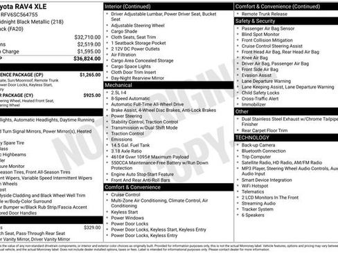 Used 2025 Toyota RAV4 XLE w/ Convenience Package AWD/4WD image 25