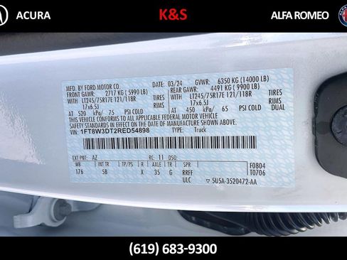 Used 2024 Ford F350 Lariat w/ Lariat Ultimate Package image 25