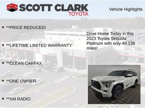 Used 2023 Toyota Sequoia Platinum AWD/4WD image 13