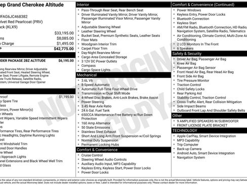 Used 2018 Jeep Grand Cherokee Altitude image 3