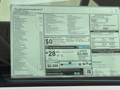 New 2026 BMW 740i image 29