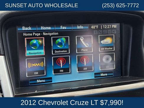 Used 2012 Chevrolet Cruze LT w/ RS Package FWD image 33