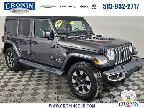 Used 2019 Jeep Wrangler Unlimited Sahara AWD/4WD image 1