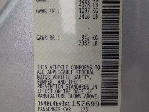 Used 2019 Nissan Altima 2.5 SL image 30