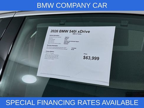 Used 2026 BMW 540i xDrive AWD/4WD image 10