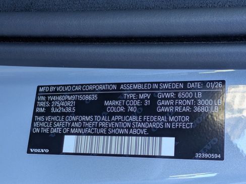 New 2026 Volvo XC90 T8 Ultra w/ Lounge Package AWD/4WD image 17