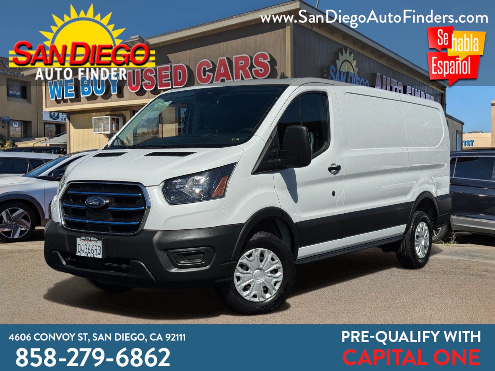 Used 2022 Ford E-Transit Low Roof RWD image 1