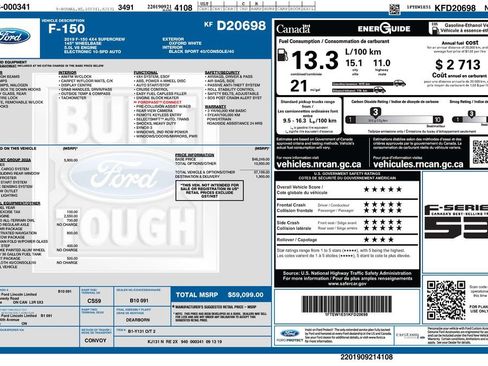 Used 2019 Ford F150 XLT w/ Equipment Group 302A Luxury image 2