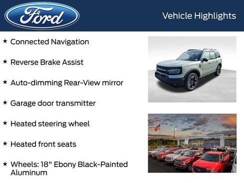 New 2025 Ford Bronco Sport Outer Banks w/ Outer Banks Tech Package+ AWD/4WD image 12