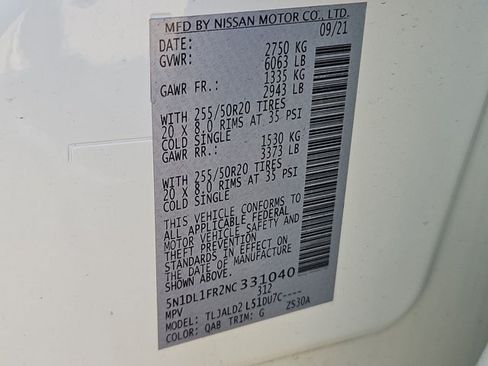 Used 2022 INFINITI QX60 Luxe w/ Cargo Package FWD image 16
