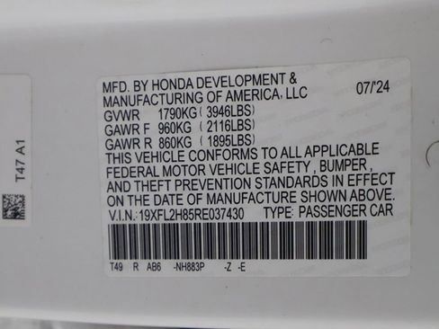Used 2024 Honda Civic Sport image 43