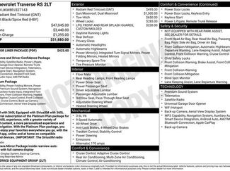 Used 2023 Chevrolet Traverse RS w/ LPO, Floor Liner Package AWD/4WD video 2