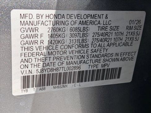 New 2026 Acura MDX Type S AWD/4WD image 19