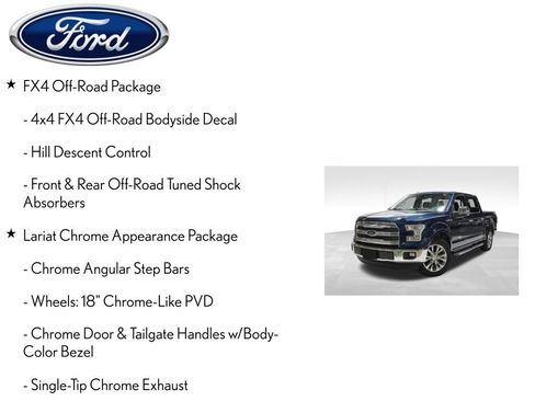 Used 2016 Ford F150 Lariat w/ Equipment Group 502A Luxury image 8