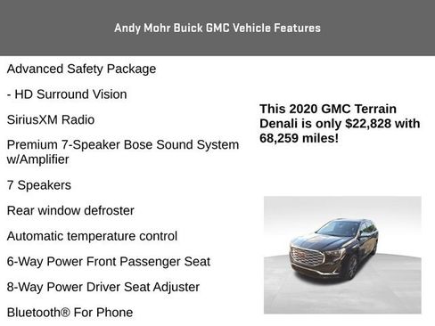 Used 2020 GMC Terrain Denali w/ Denali Premium Package image 12