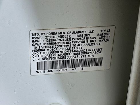 Used 2014 Honda Pilot EX-L image 12