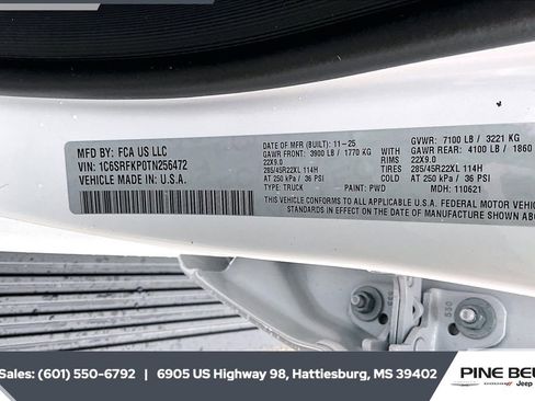 New 2026 RAM 1500 Tungsten w/ Off Road Group image 7