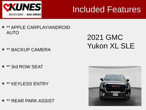 Used 2021 GMC Yukon XL SLE AWD/4WD image 2