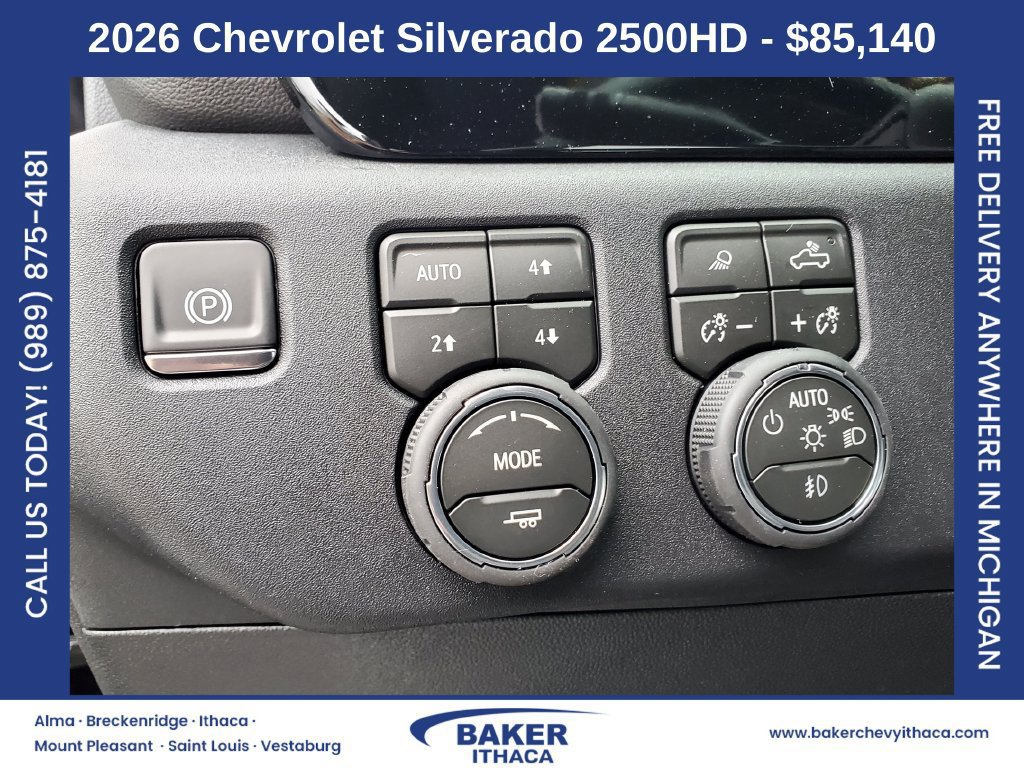 New 2026 Chevrolet Silverado 2500 LTZ w/ Trail Boss Package AWD/4WD image 12