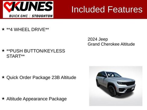 Used 2024 Jeep Grand Cherokee Altitude AWD/4WD image 4