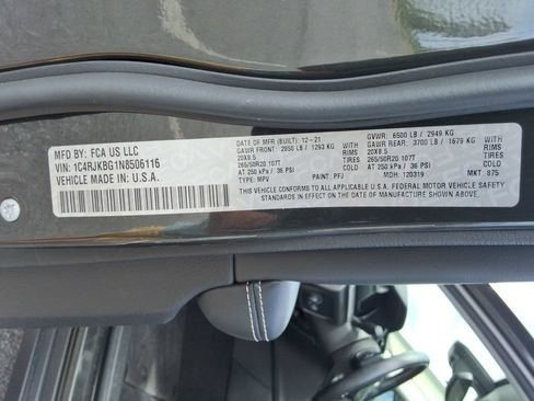 Used 2022 Jeep Grand Cherokee L Limited AWD/4WD image 39