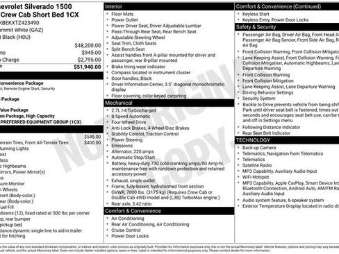 New 2026 Chevrolet Silverado 1500 Custom AWD/4WD image 25