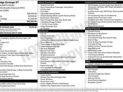 New 2026 Dodge Durango GT w/ Blacktop Package image 31