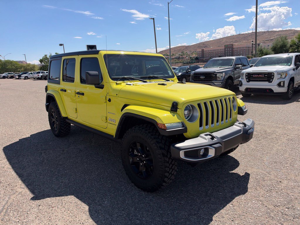 Used 2023 Jeep Wrangler Unlimited Sahara w/ LED Lighting Group AWD/4WD image 3