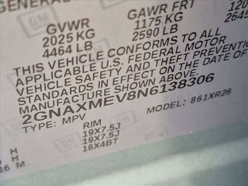 Used 2022 Chevrolet Equinox RS FWD image 15