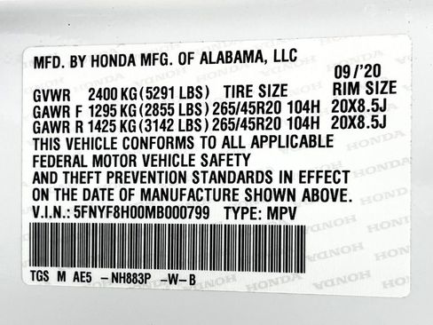 Used 2021 Honda Passport Elite image 26