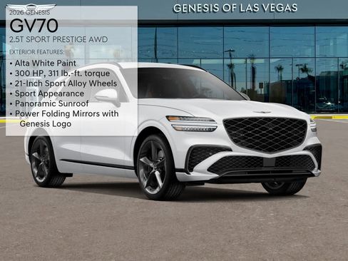 New 2026 Genesis GV70 2.5T Sport Prestige image 3