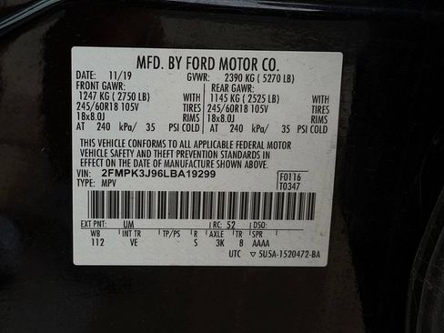 Used 2020 Ford Edge SEL FWD image 35