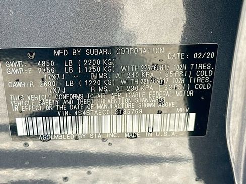 Used 2020 Subaru Outback Premium AWD/4WD image 32