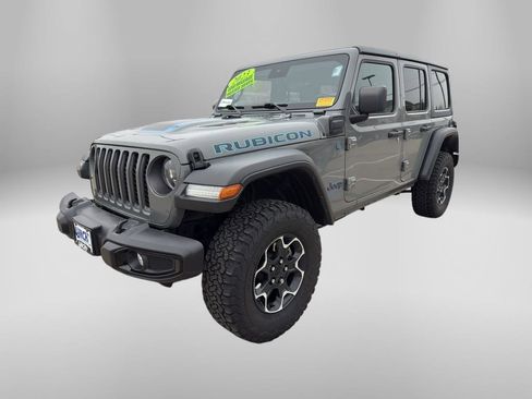 Used 2023 Jeep Wrangler Unlimited Rubicon 4xe w/ Safety Group AWD/4WD image 46