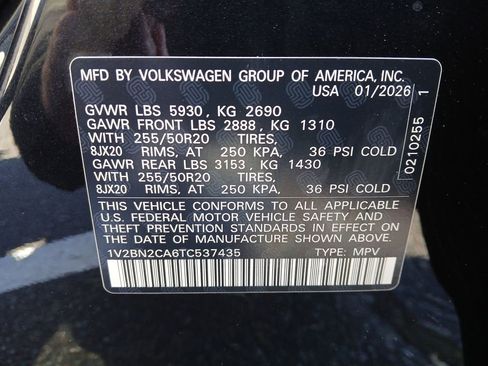 New 2026 Volkswagen Atlas SEL AWD/4WD image 30